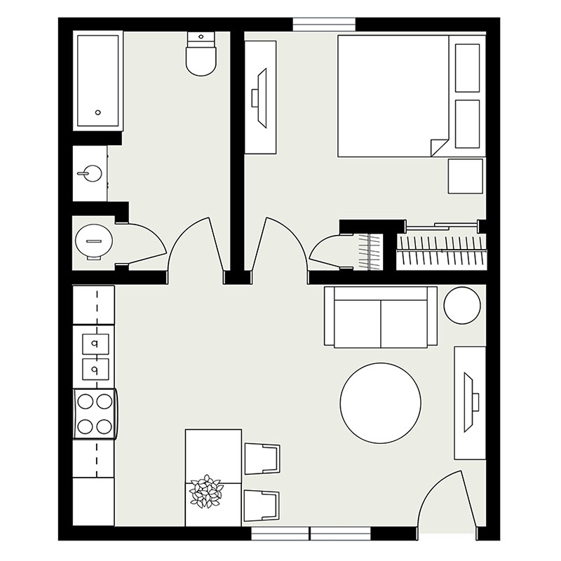 Floor Plans Cardinal Ridge Apartments Chatham, IL A PRE/3 Property